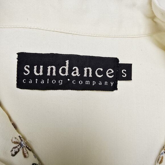 Sundance Shirt Size S Womens Embroidered Western Cowgirl Button Up Long Sleeve - Picture 7 of 8